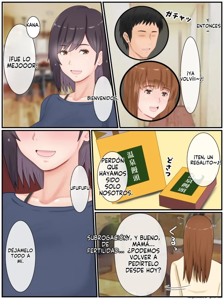 Dairi Shussan Shimasu! Gibo to Musumemuko no Icha Love Ninkatsu (Spanish) porn comic picture 123