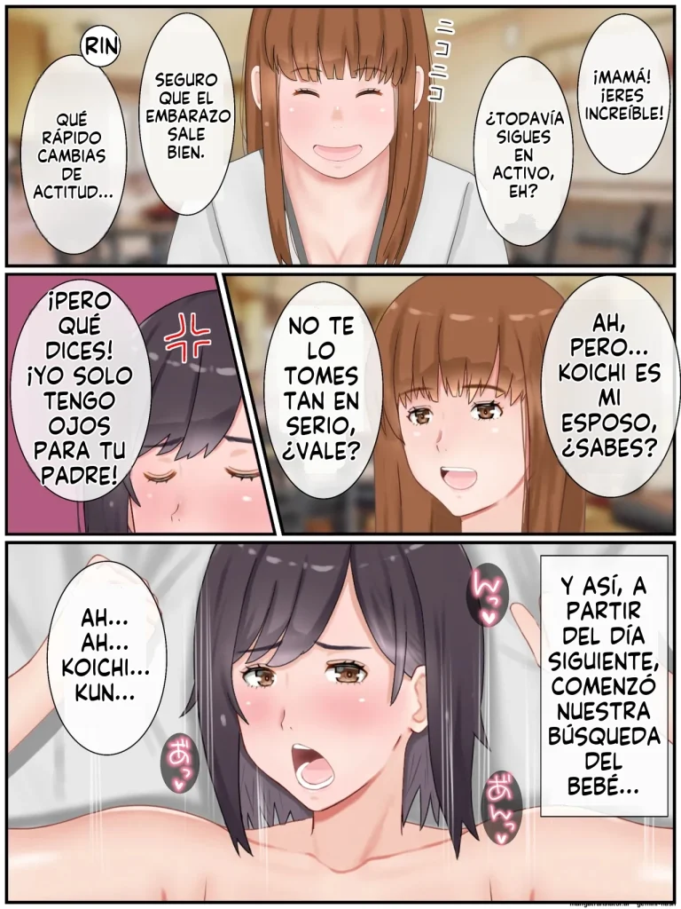 Dairi Shussan Shimasu! Gibo to Musumemuko no Icha Love Ninkatsu (Spanish) porn comic picture 18