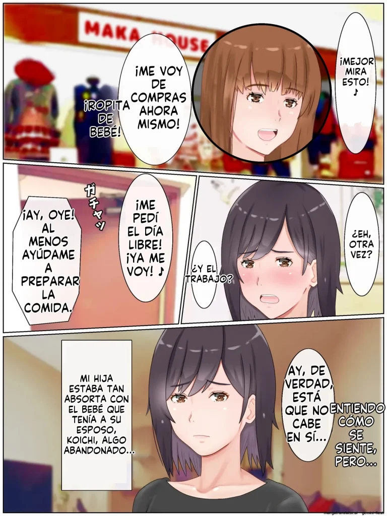 Dairi Shussan Shimasu! Gibo to Musumemuko no Icha Love Ninkatsu (Spanish) porn comic picture 192