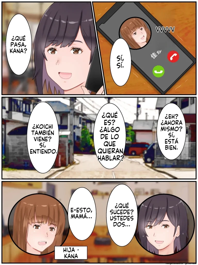 Dairi Shussan Shimasu! Gibo to Musumemuko no Icha Love Ninkatsu (Spanish) porn comic picture 3
