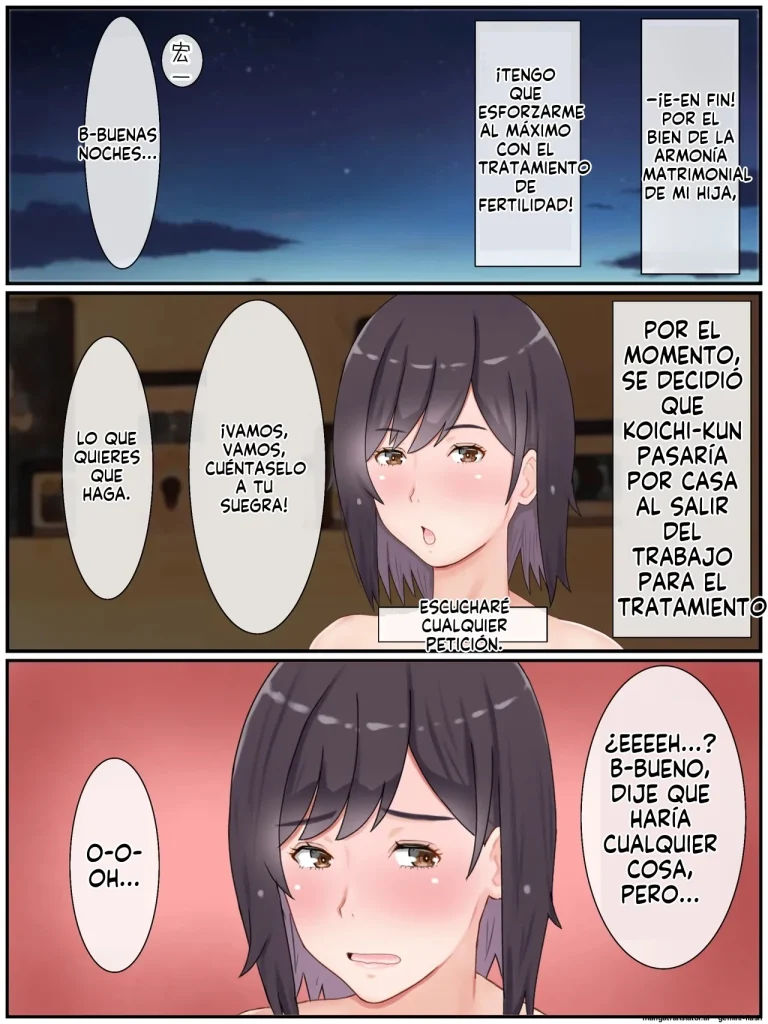 Dairi Shussan Shimasu! Gibo to Musumemuko no Icha Love Ninkatsu (Spanish) porn comic picture 32