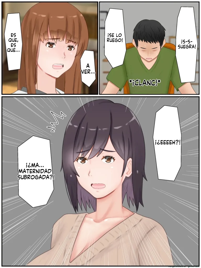 Dairi Shussan Shimasu! Gibo to Musumemuko no Icha Love Ninkatsu (Spanish) porn comic picture 5