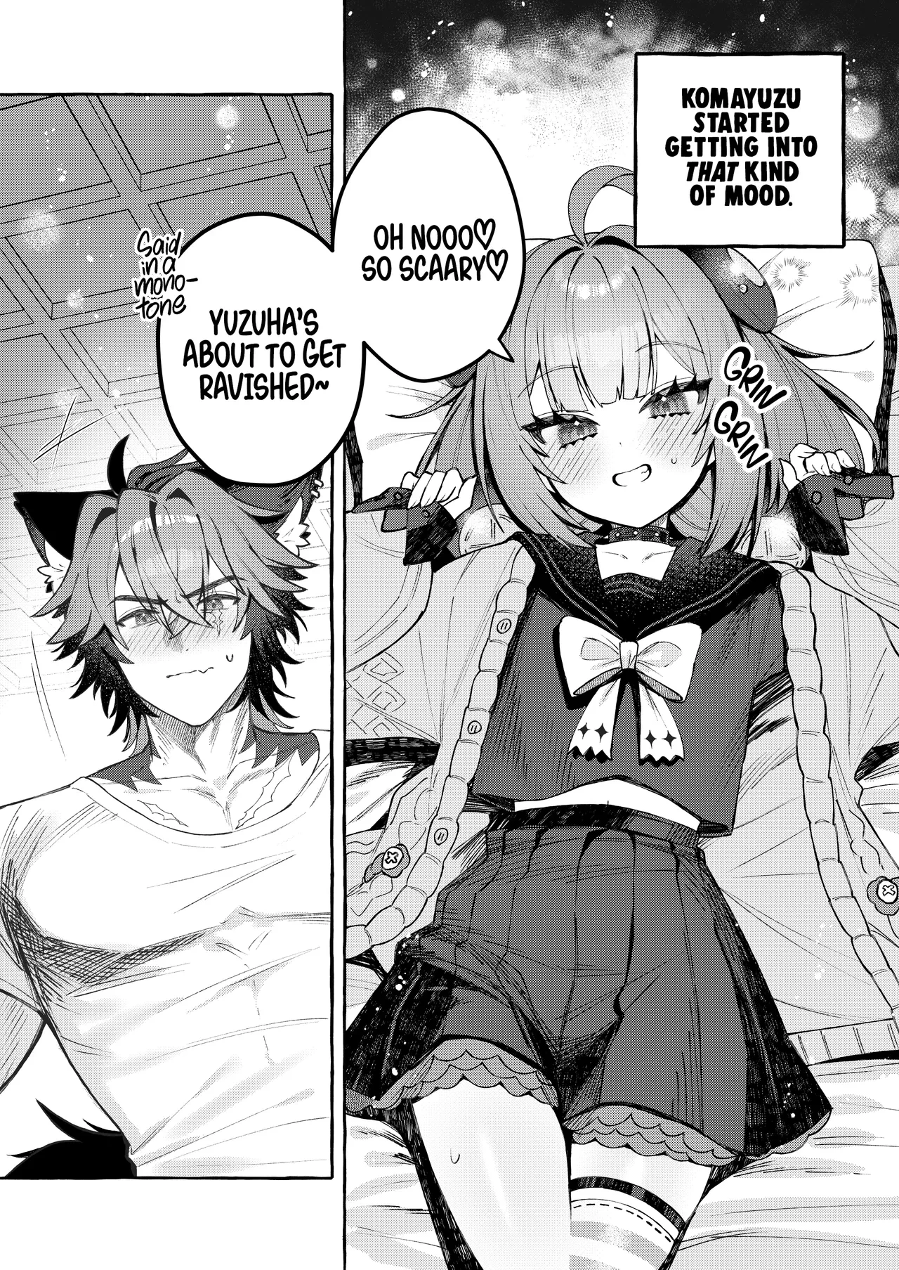 Dog Goes Woof, Tanuki Goes...? | Inu wa wan, Tanuki wa? - Dogs say woof. What does a raccoon say? porn comic picture 3