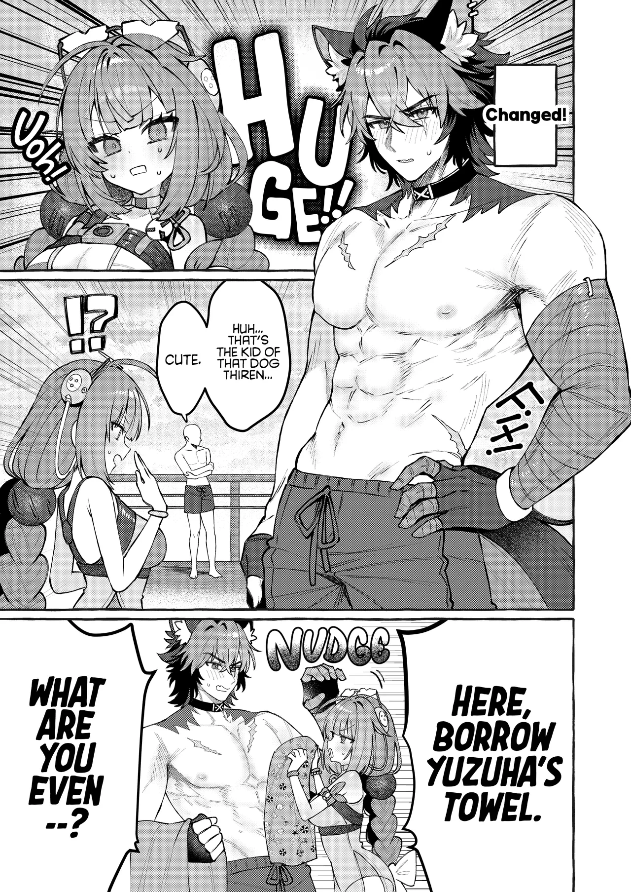 Dog Goes Woof, Tanuki Goes...? | Inu wa wan, Tanuki wa? - Dogs say woof. What does a raccoon say? porn comic picture 6