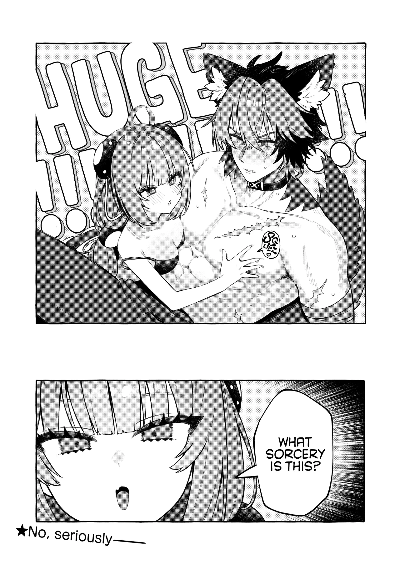 Dog Goes Woof, Tanuki Goes...? | Inu wa wan, Tanuki wa? - Dogs say woof. What does a raccoon say? porn comic picture 8