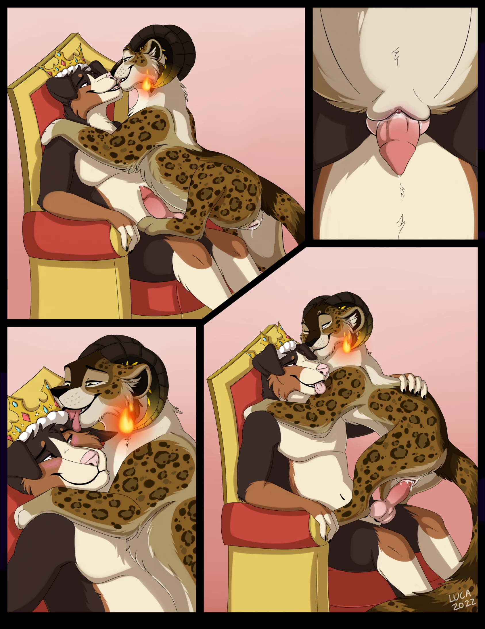 Dog's Rule and Cat's Drool [CaraLuca] porn comic picture 3