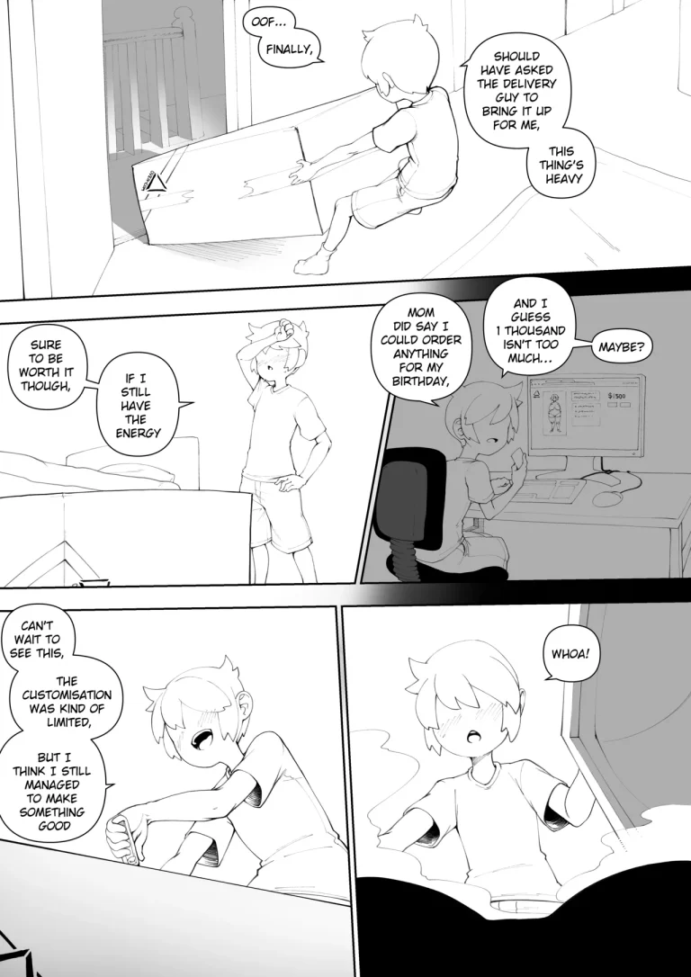 Doll Love porn comic picture 3
