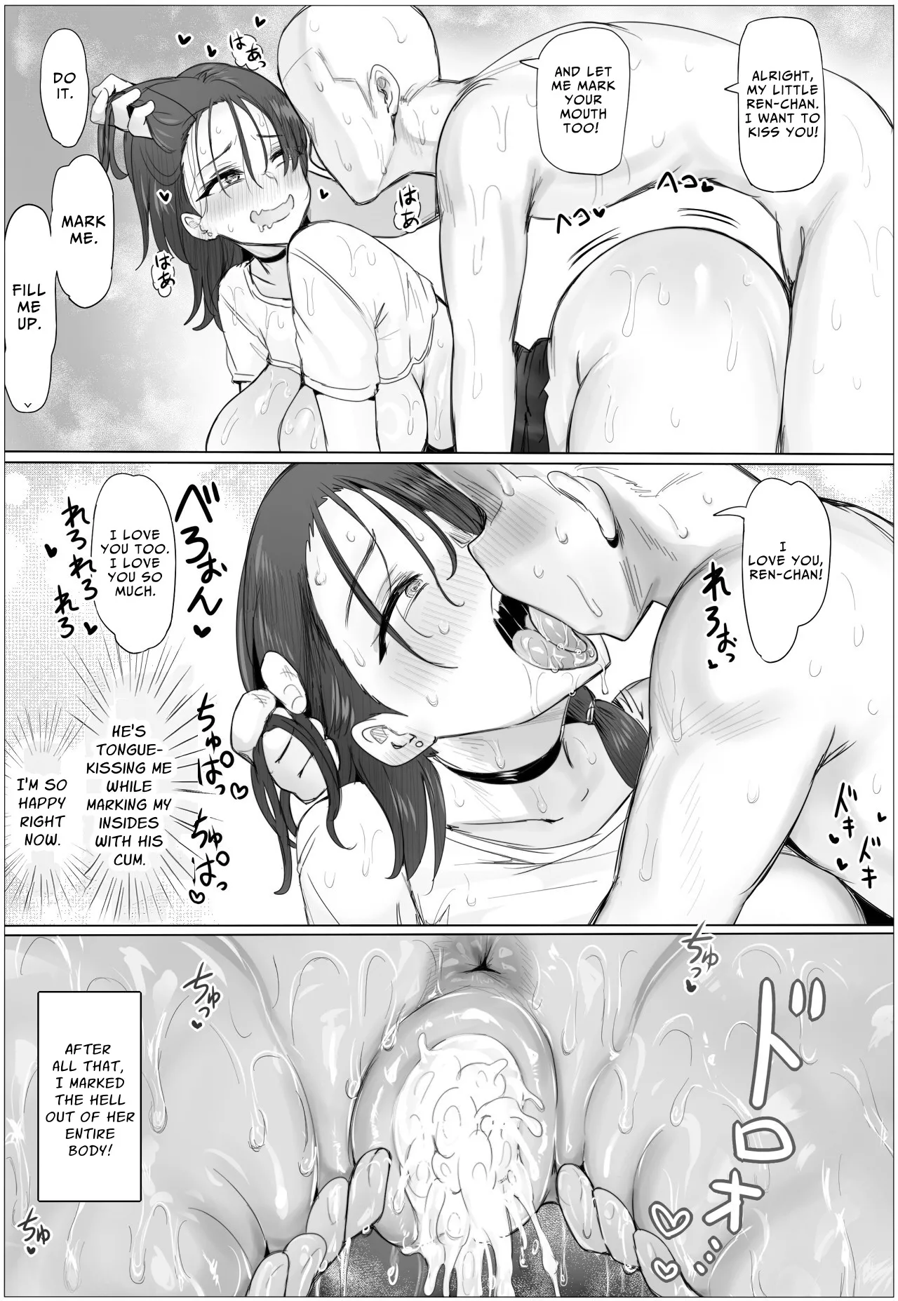 Easily Infatuated Ren Loves Kissing | Chotto Horeppoi Ren-chan wa Kiss ga Suki porn comic picture 41