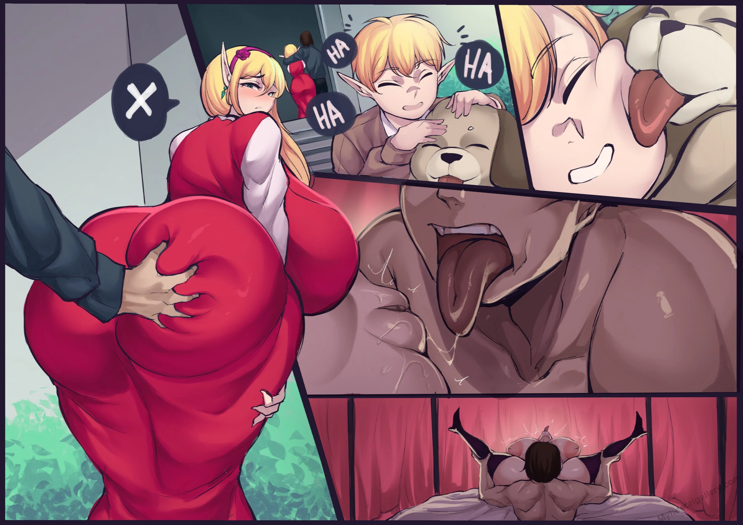 Elf mom porn comic picture 4
