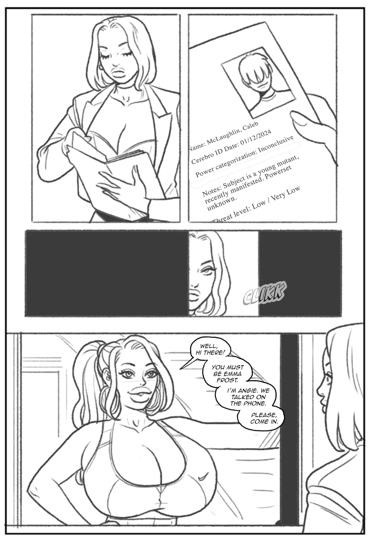 Emma Frost bimbofication porn comic picture 4