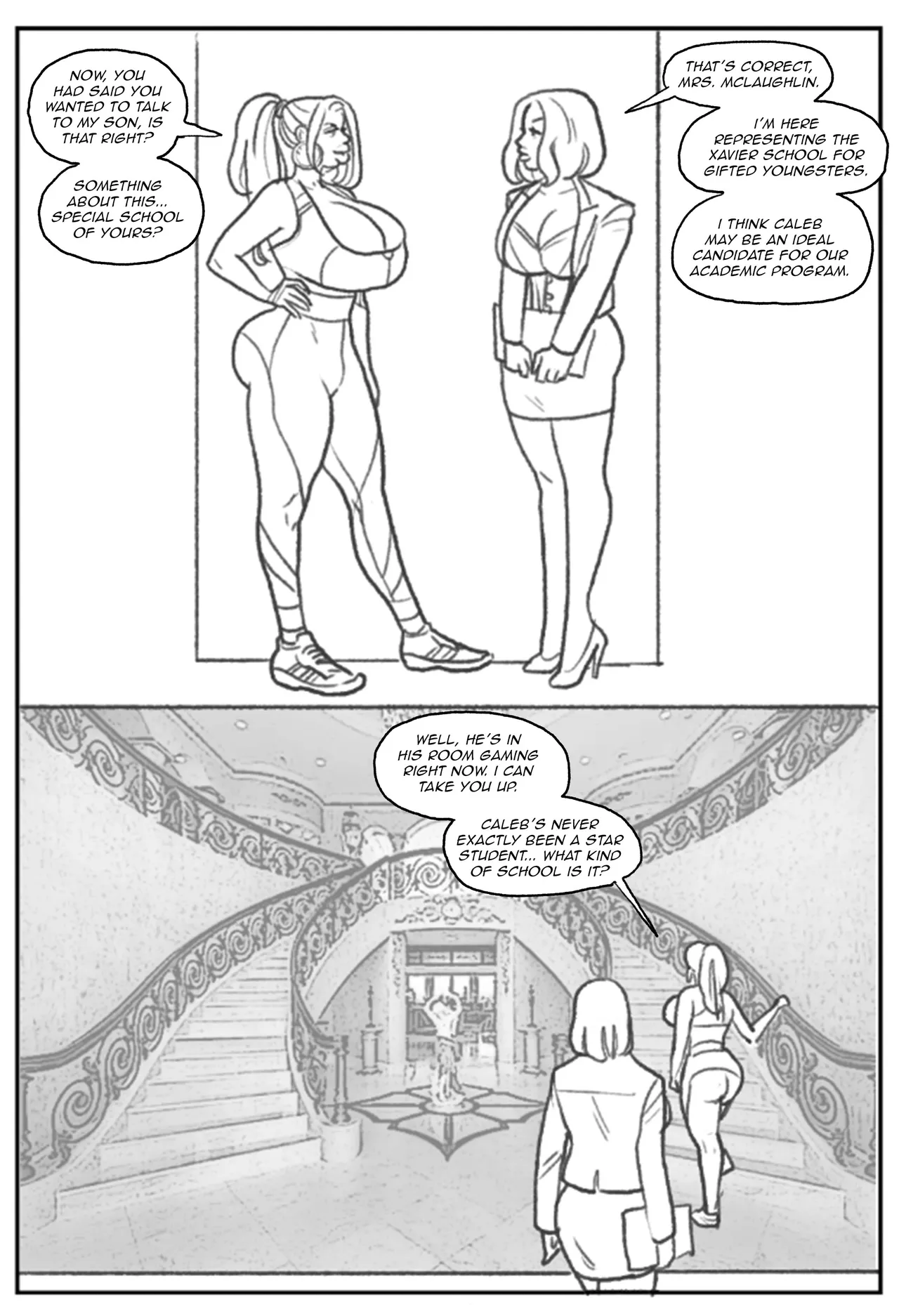 Emma Frost bimbofication porn comic picture 5
