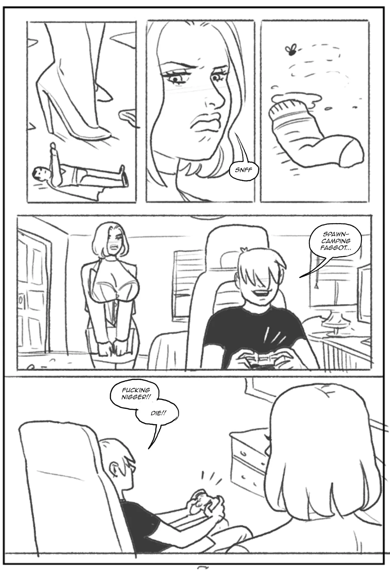 Emma Frost bimbofication porn comic picture 9