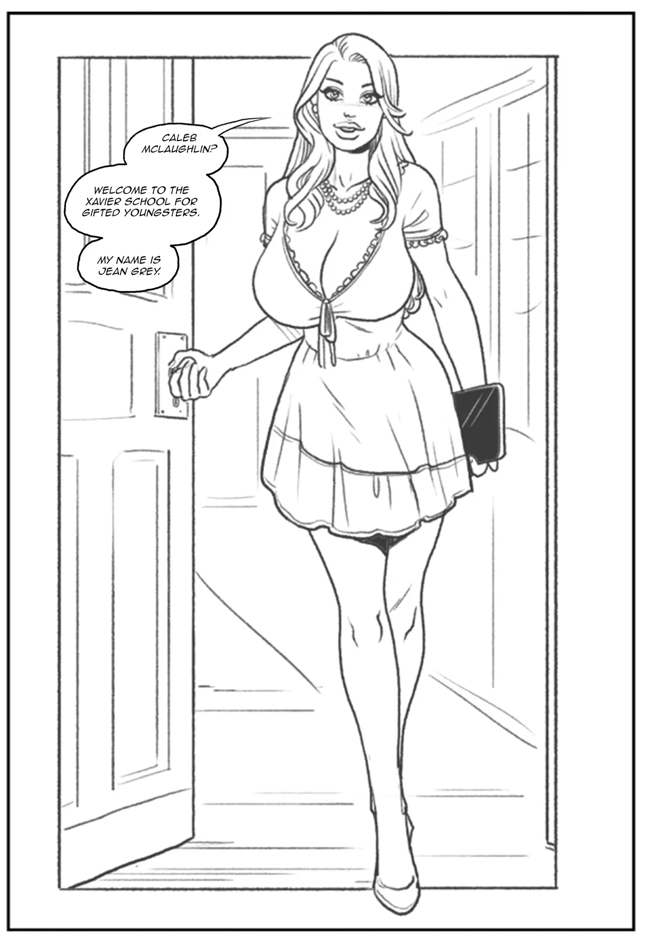 Emma Frost bimbofication porn comic picture 91