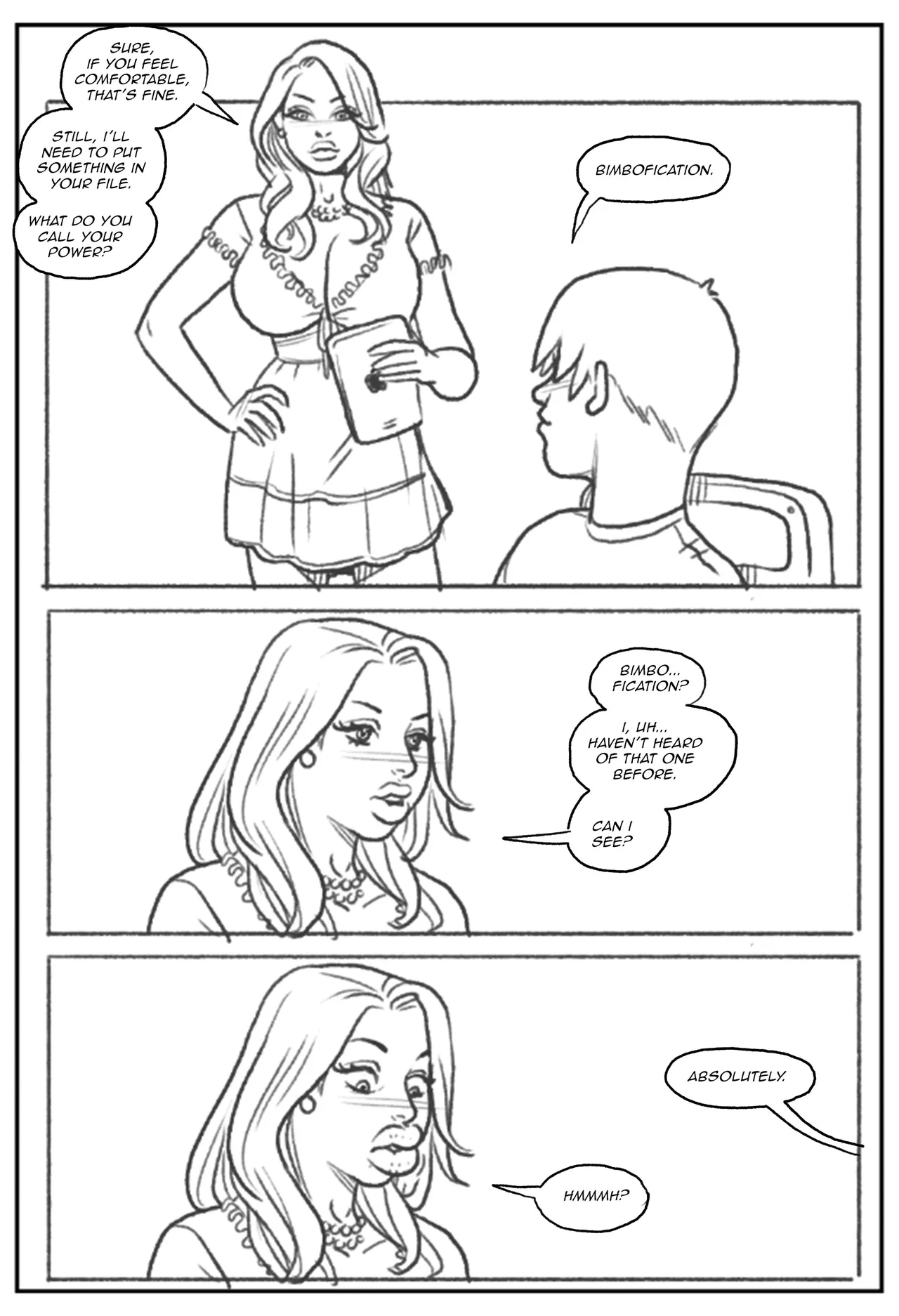 Emma Frost bimbofication porn comic picture 94