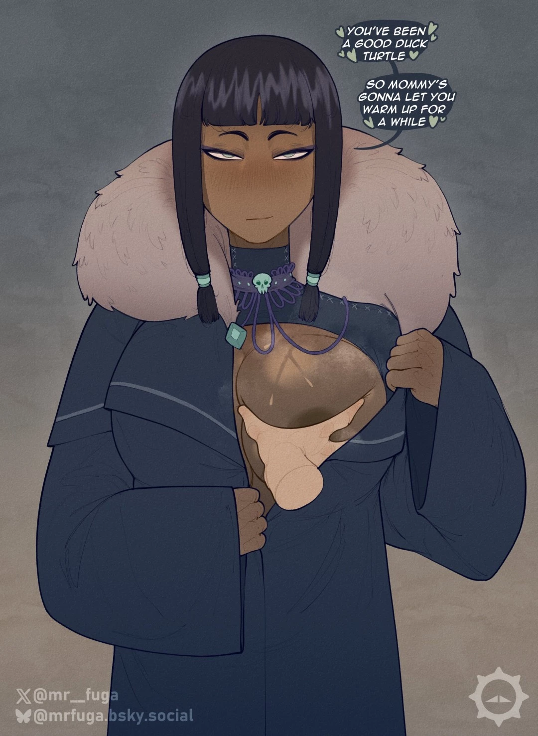 Eska's Turtle Duck porn comic picture 2
