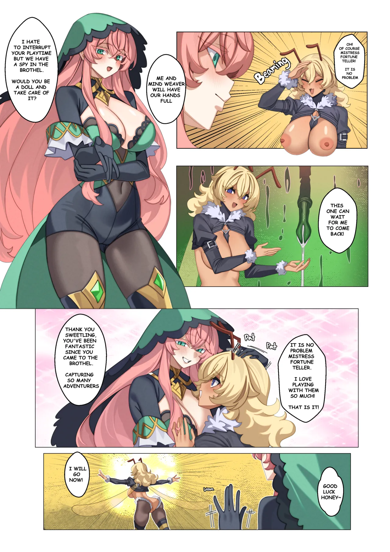 Eternal Realms Arc 1 - Oh No! A Bee GIrl Wants to Break my Mind! porn comic picture 30