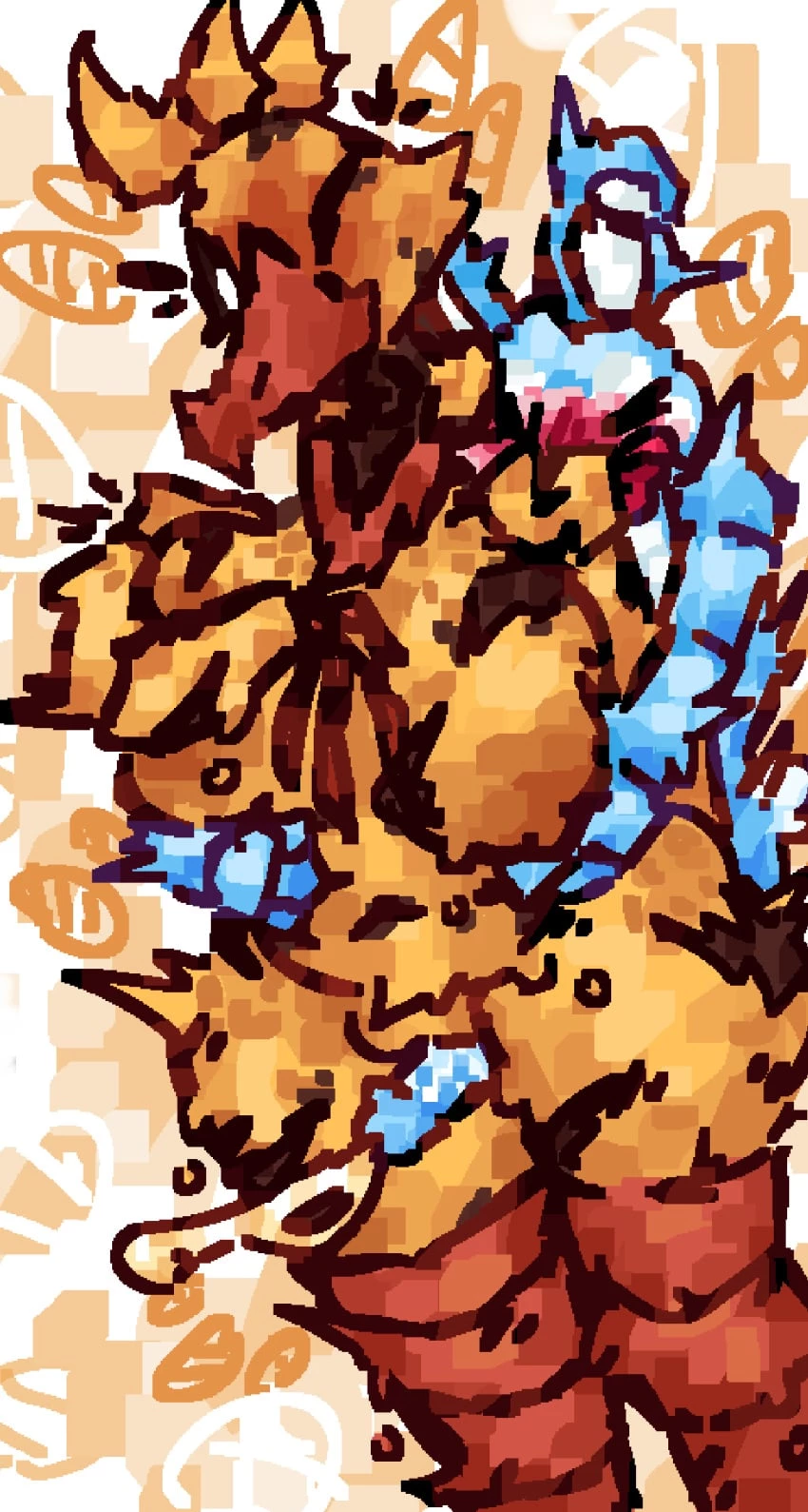 Fat ass chicken vs small ass bunny porn comic picture 2