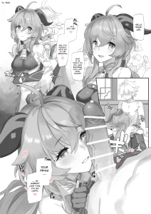 Fawning on Ganyu | Kanu-chan ni Amaeru o Manga porn comic picture 1