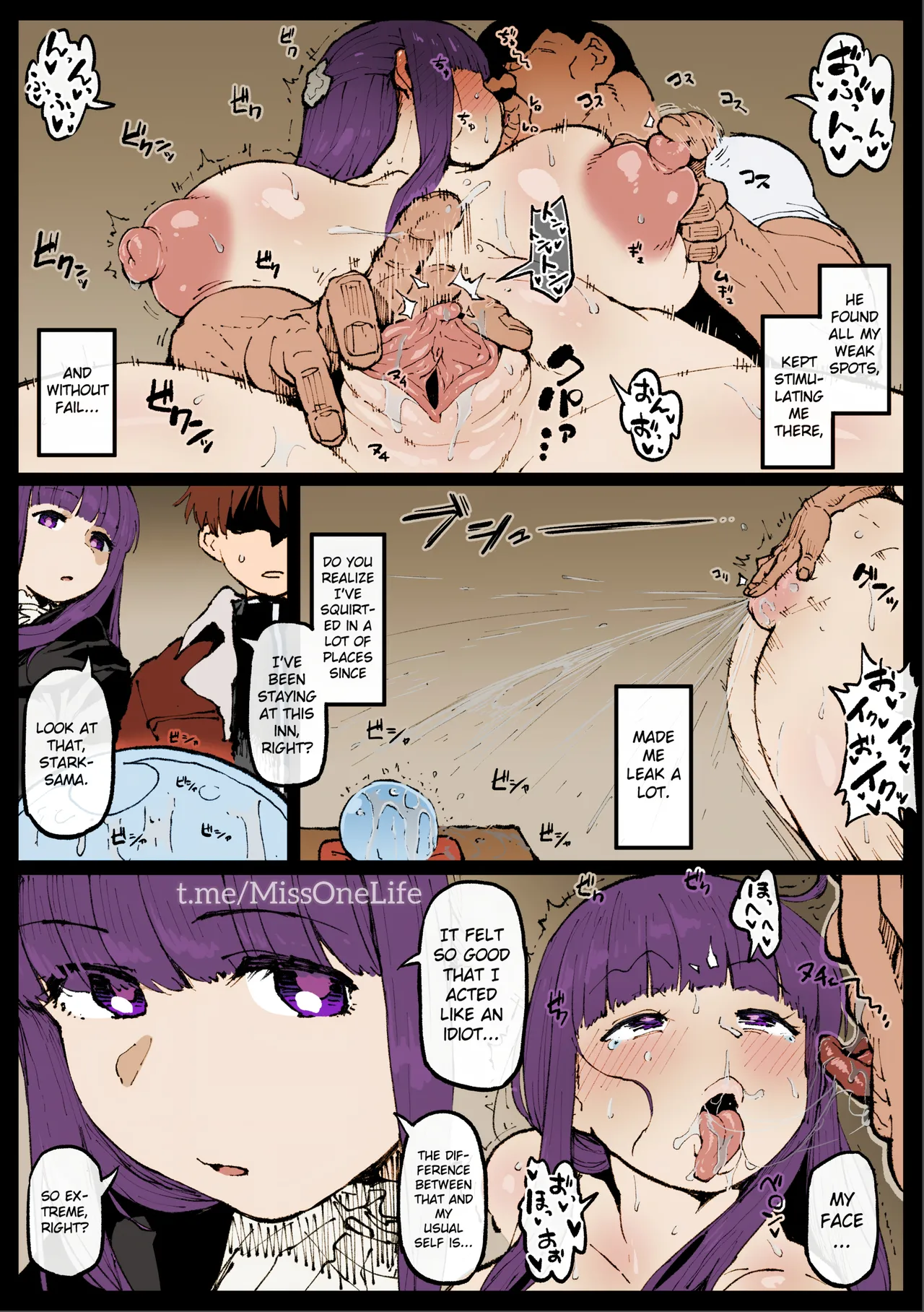 Fern-san did her best porn comic picture 3