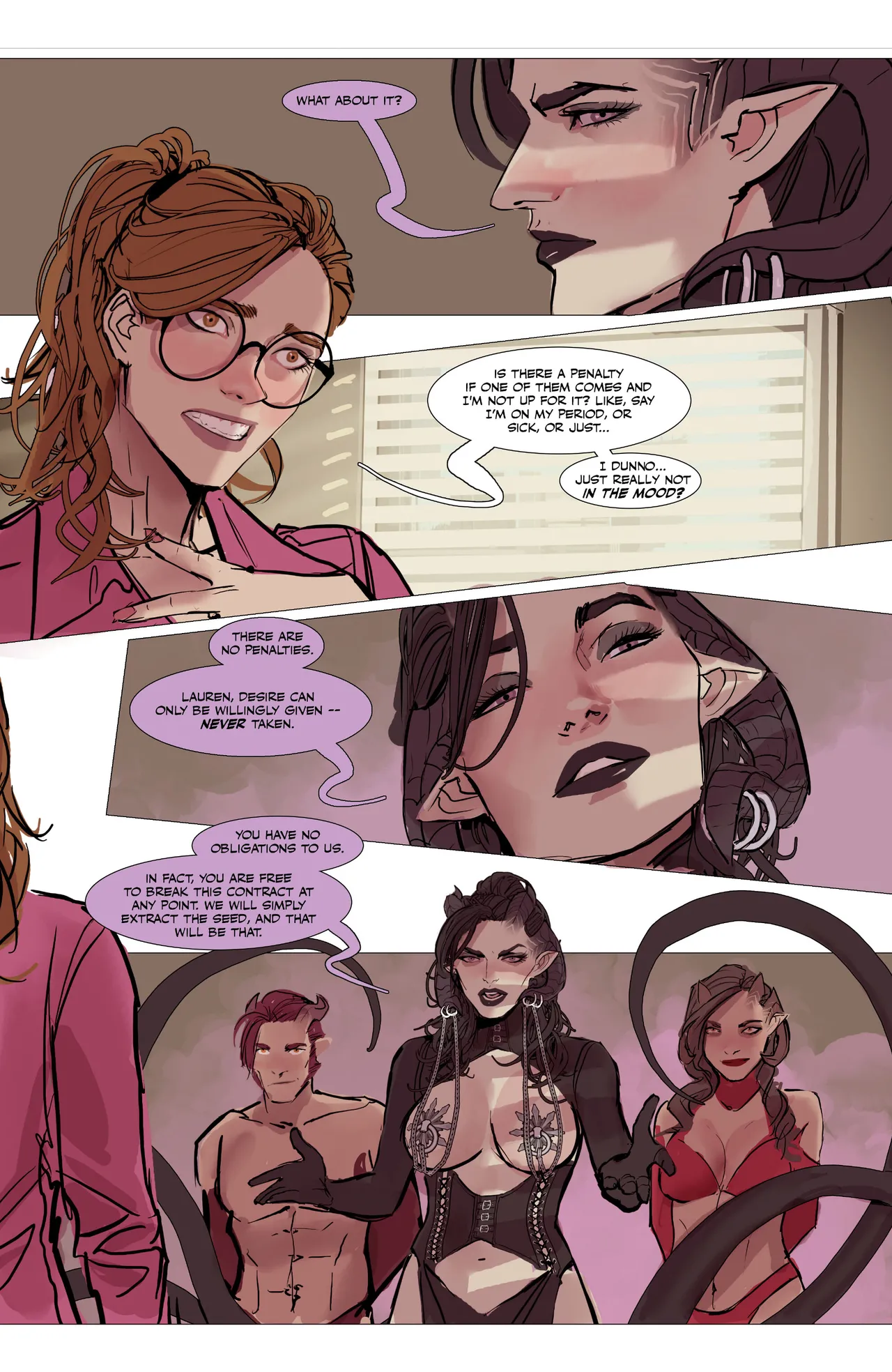 Fine Print 2 porn comic picture 38