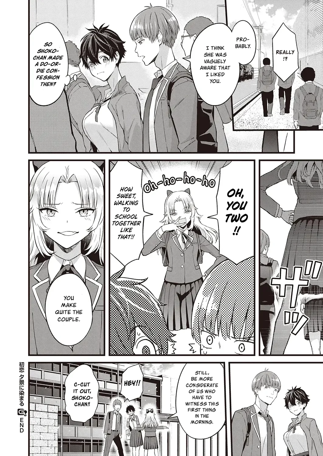 First Love, Dyed in Twilight | Hatsukoi Yuukei ni Somaru porn comic picture 32
