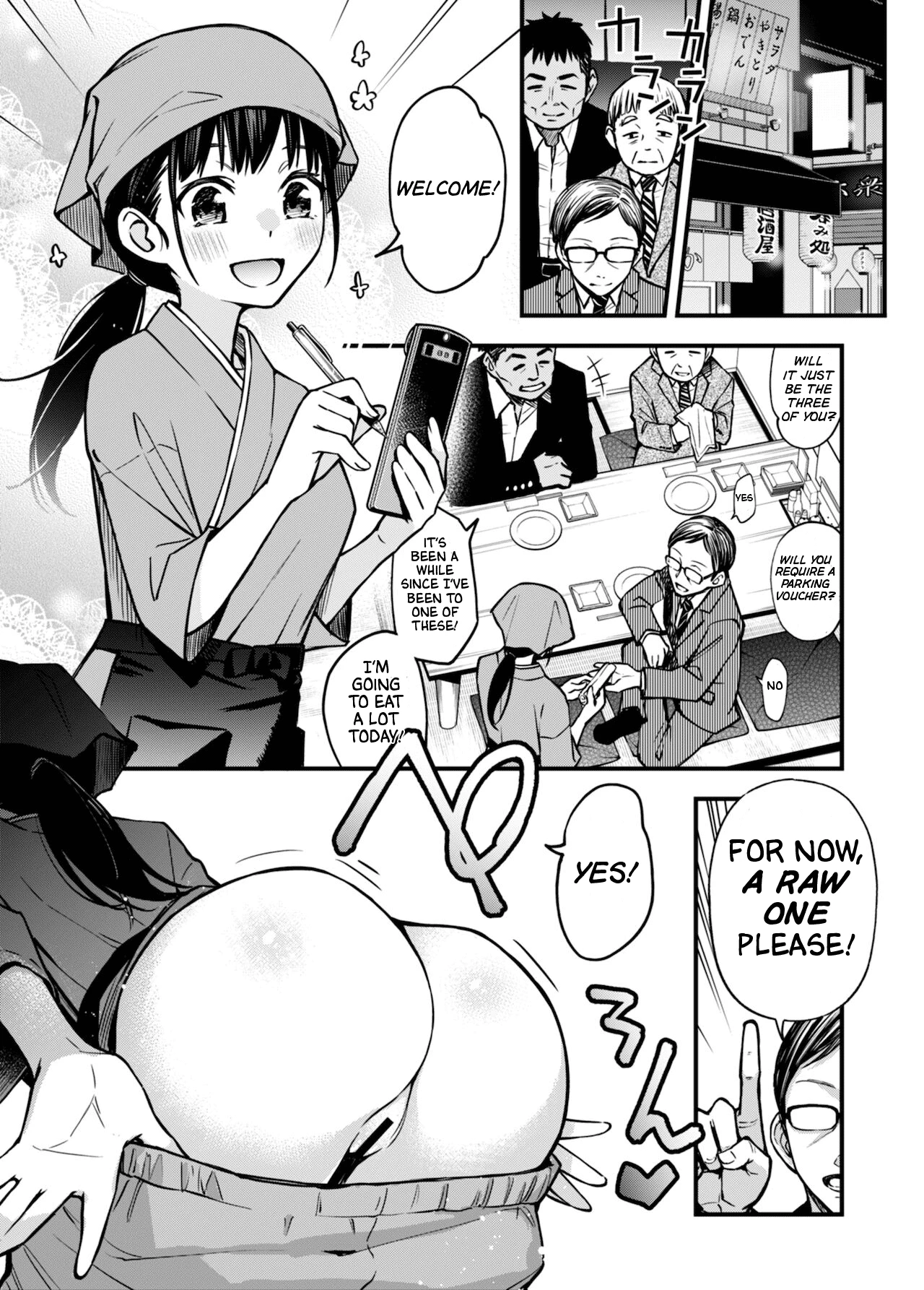 "For Now, Raw!" | "Toriaezu Nama de!" porn comic picture 1