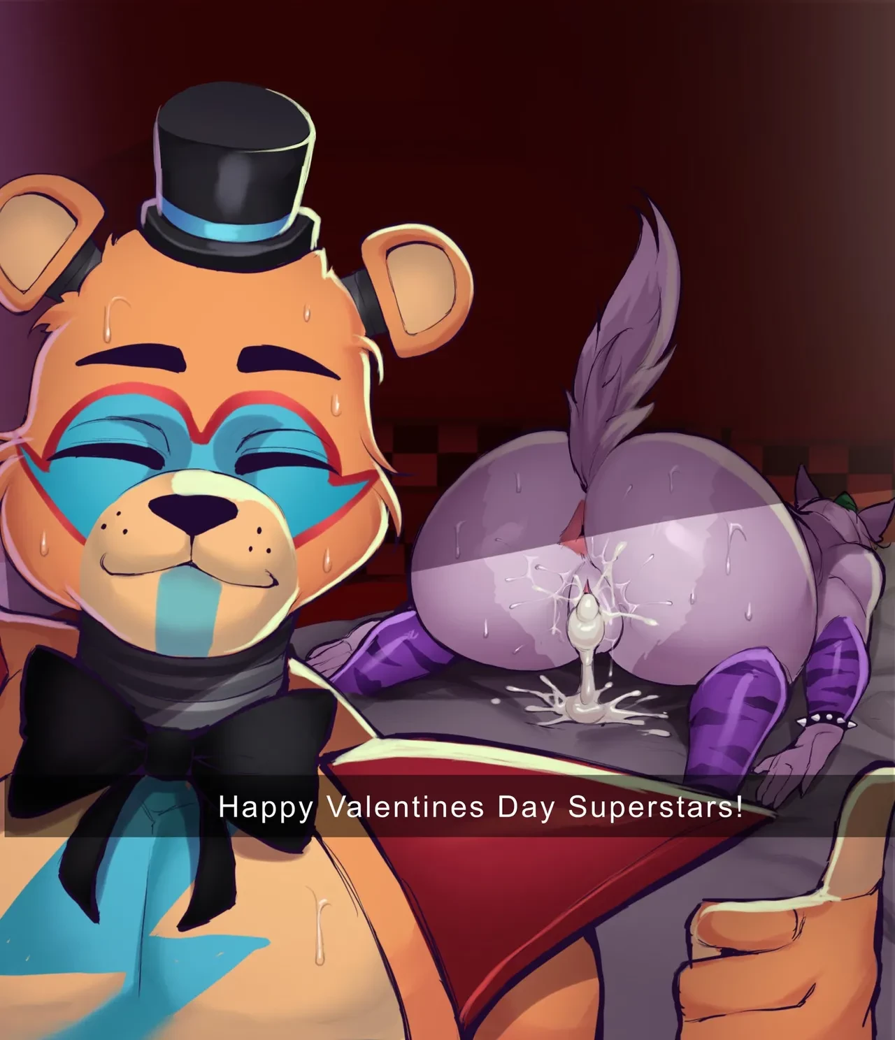 Freddy x Roxy Mating Press porn comic picture 11