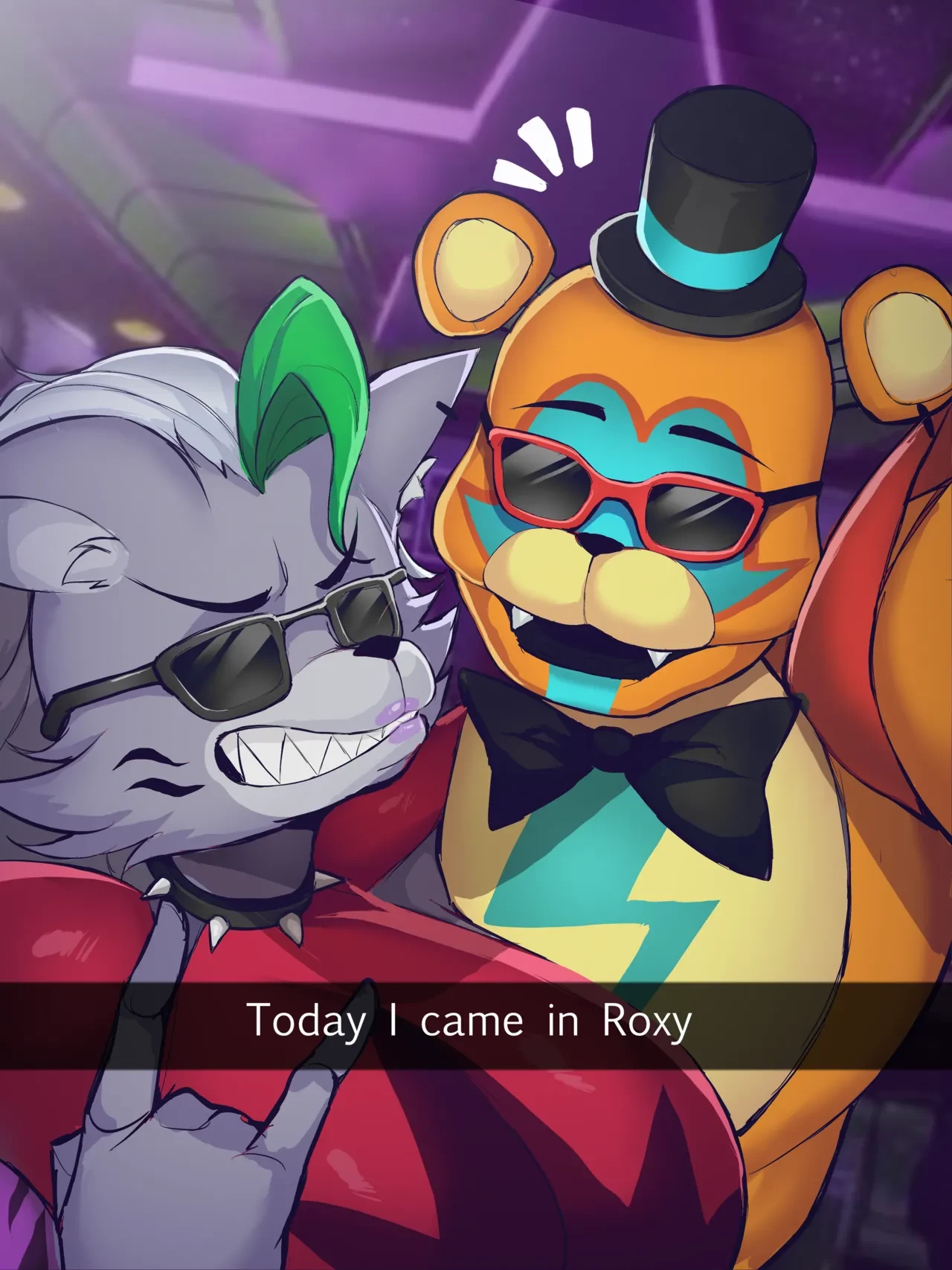 Freddy x Roxy Mating Press porn comic picture 3