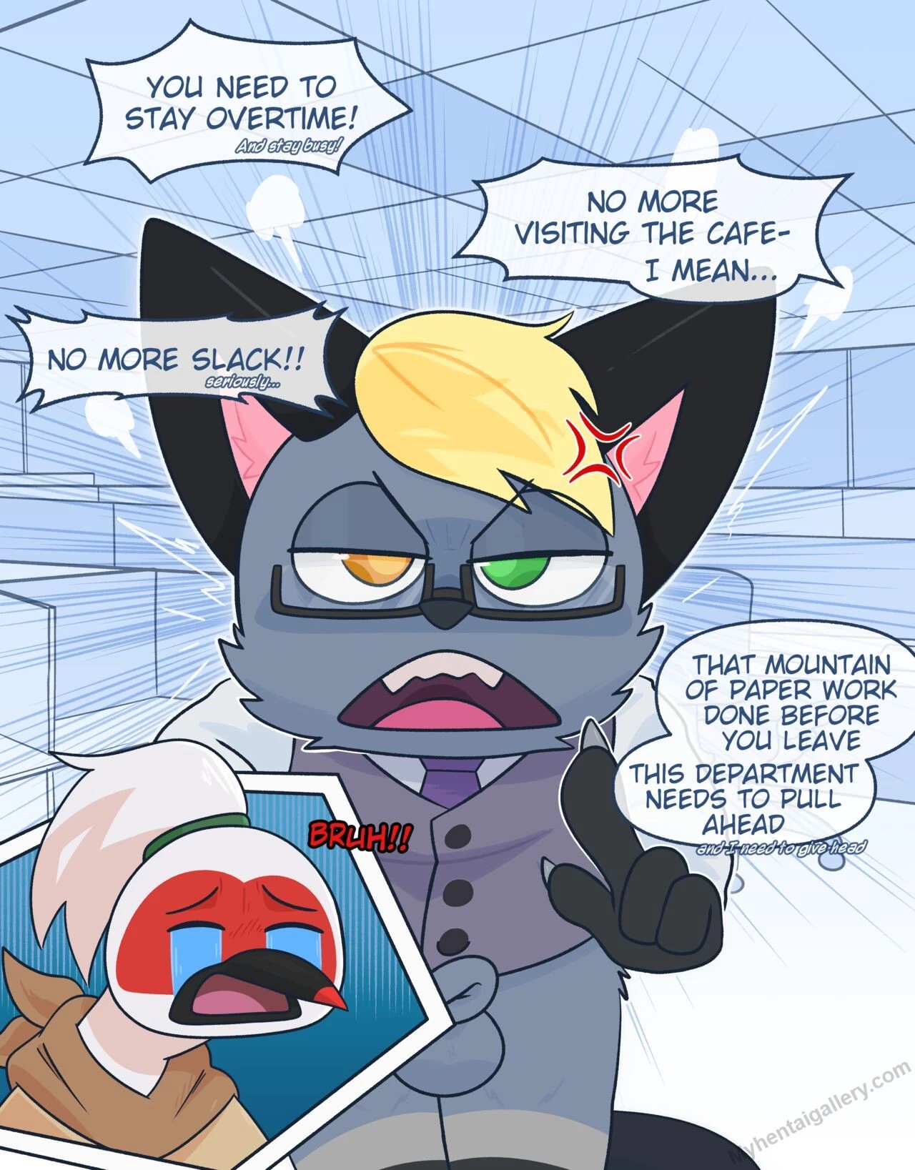 From Task Master To Yes Meowster! porn comic picture 2
