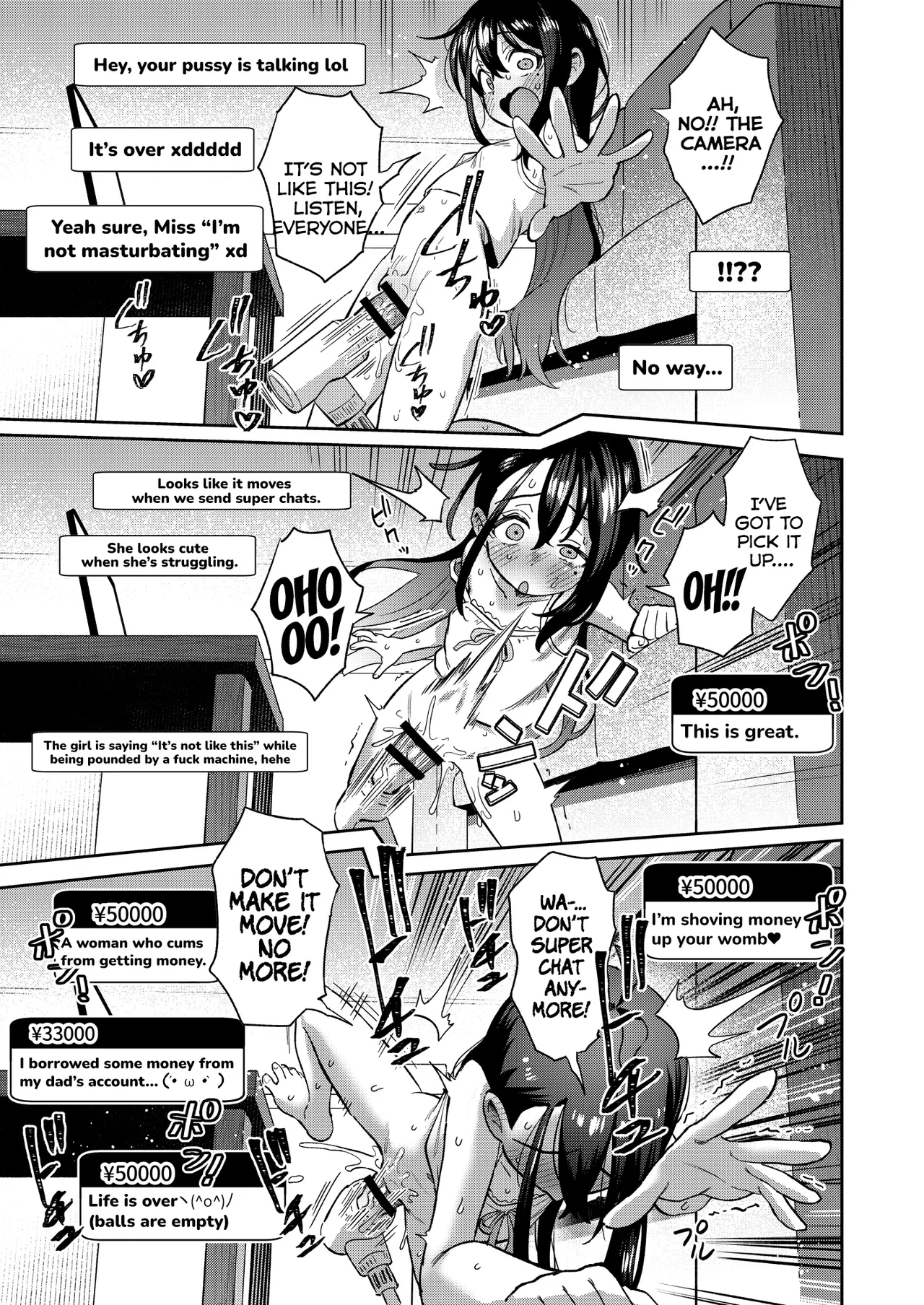 Gender Swap Masturbation Addict Onapet~ Cumming Without Letting The Stream Notice | Shiko Chuudoku TS OnaPet ~Haishin de Barezu ni Ikimakuri~ porn comic picture 53