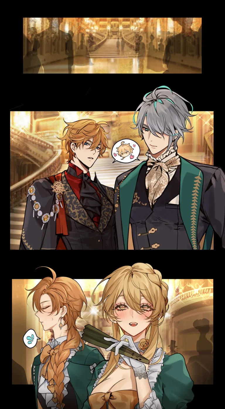 Genshin Royal AU porn comic picture 18