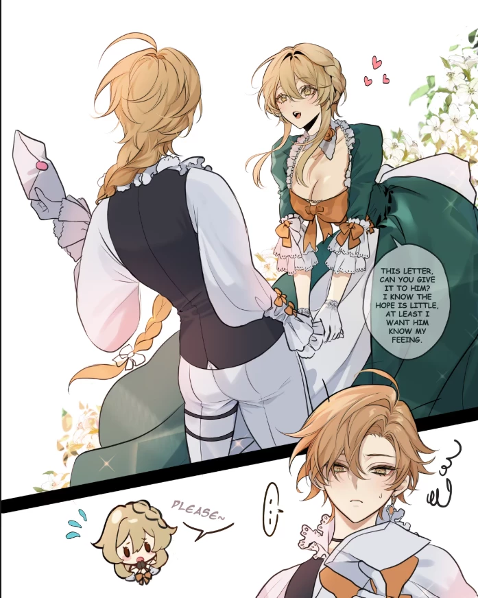 Genshin Royal AU porn comic picture 2