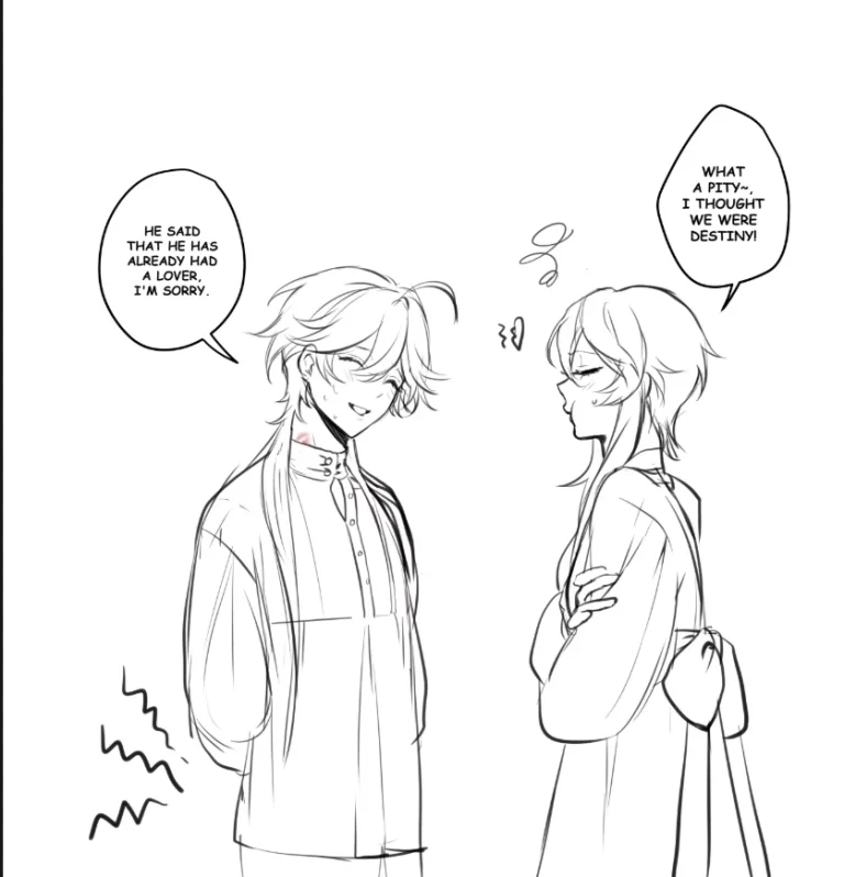 Genshin Royal AU porn comic picture 7