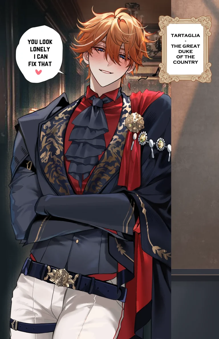 Genshin Royal AU porn comic picture 9