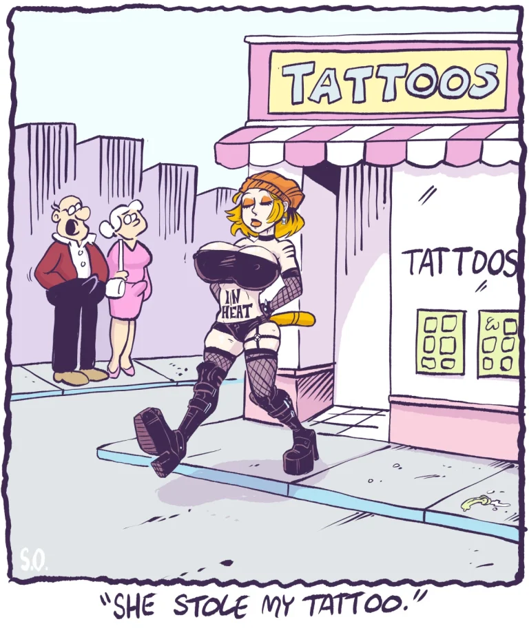 Goth Bimbo Heathcliff porn comic picture 1