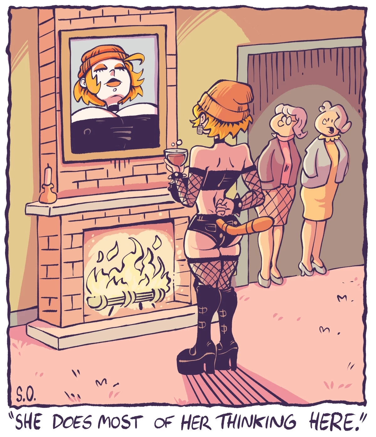 Goth Bimbo Heathcliff porn comic picture 15