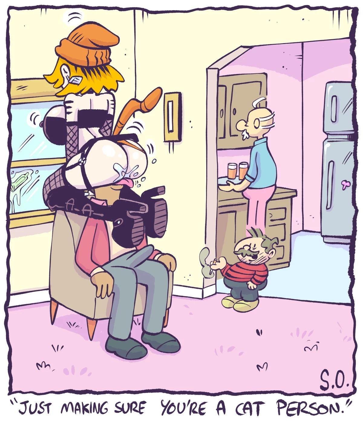 Goth Bimbo Heathcliff porn comic picture 16