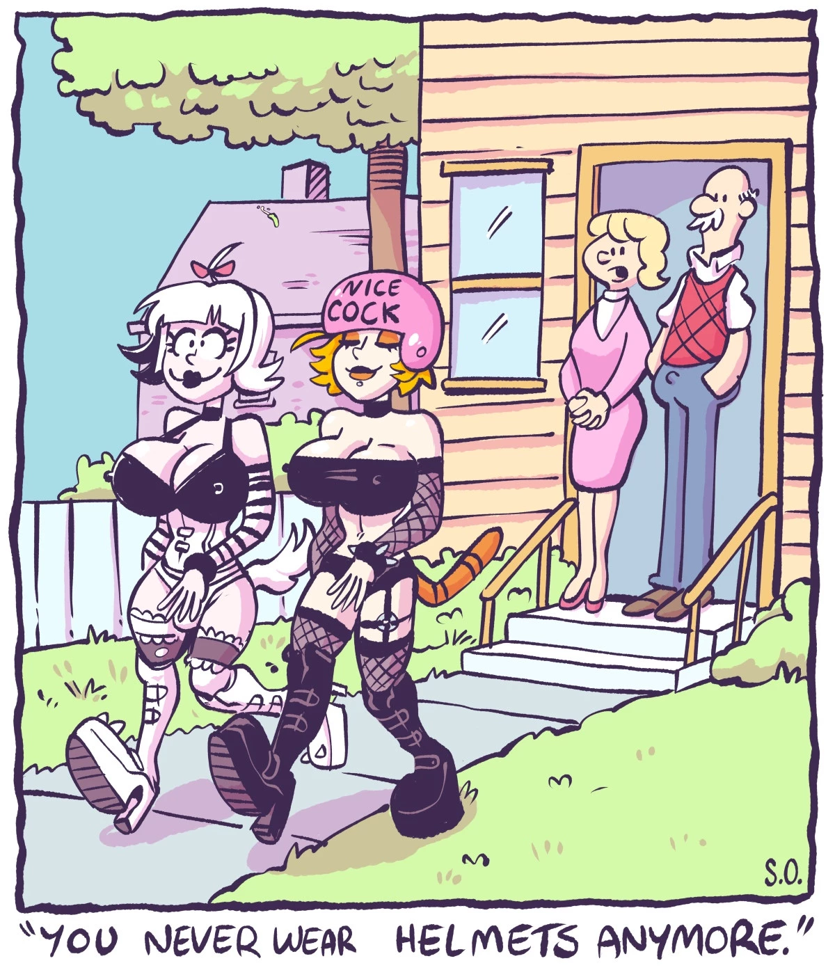 Goth Bimbo Heathcliff porn comic picture 17