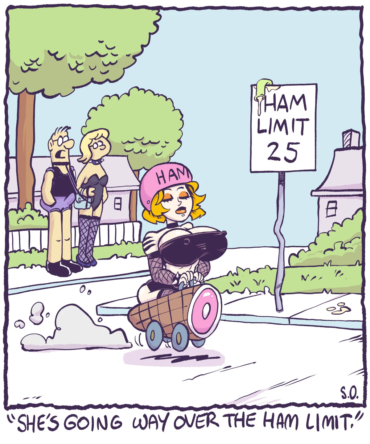 Goth Bimbo Heathcliff porn comic picture 2