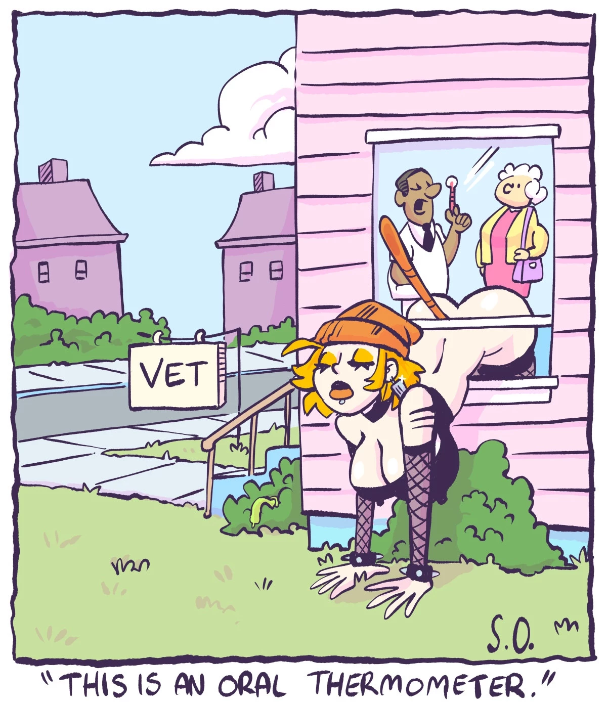 Goth Bimbo Heathcliff porn comic picture 21