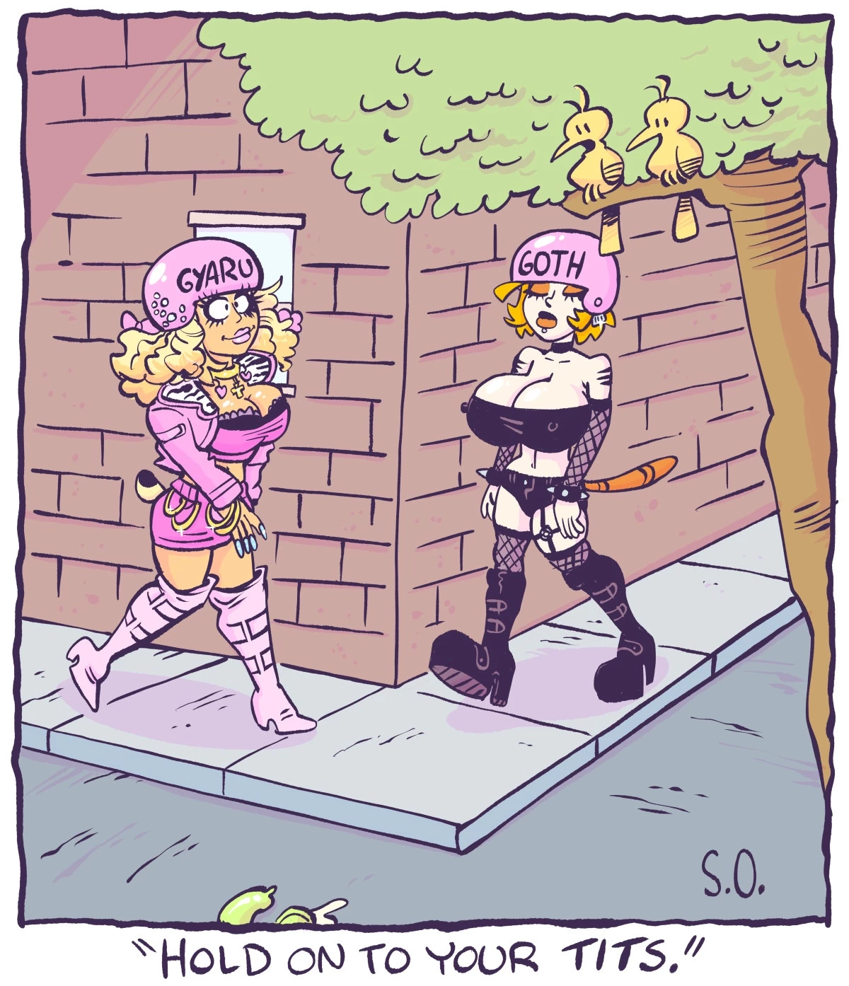 Goth Bimbo Heathcliff porn comic picture 22
