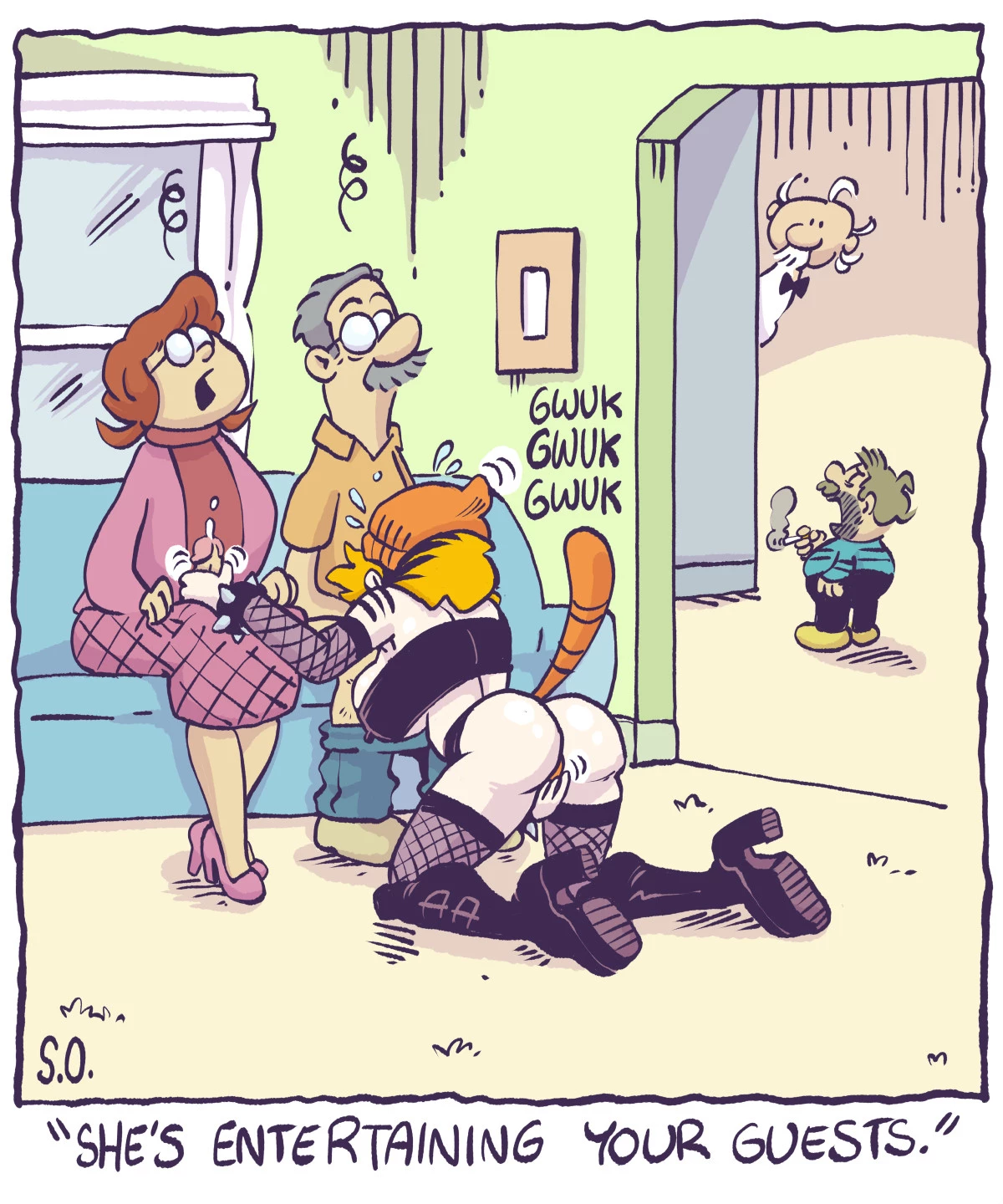 Goth Bimbo Heathcliff porn comic picture 5