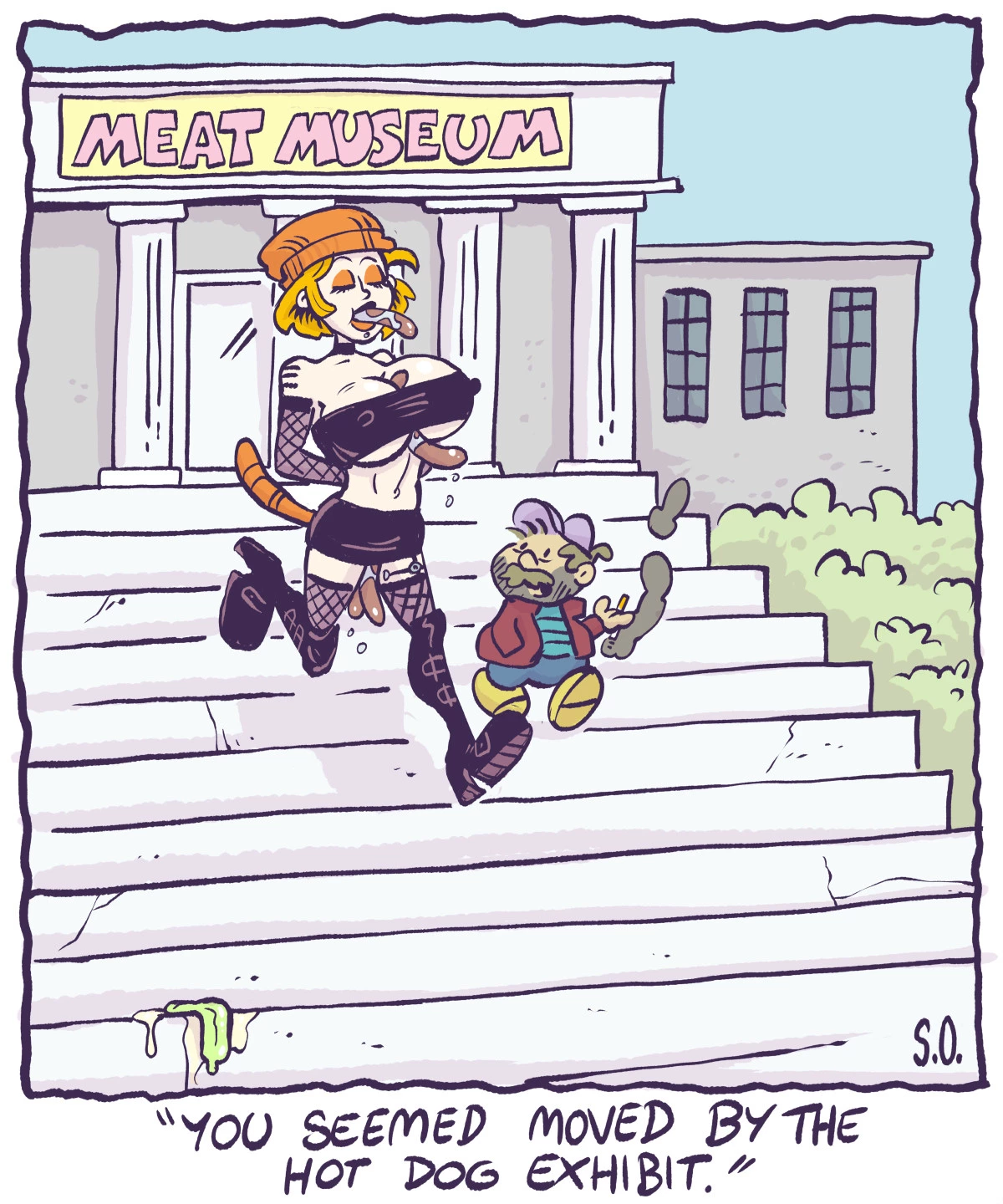 Goth Bimbo Heathcliff porn comic picture 6