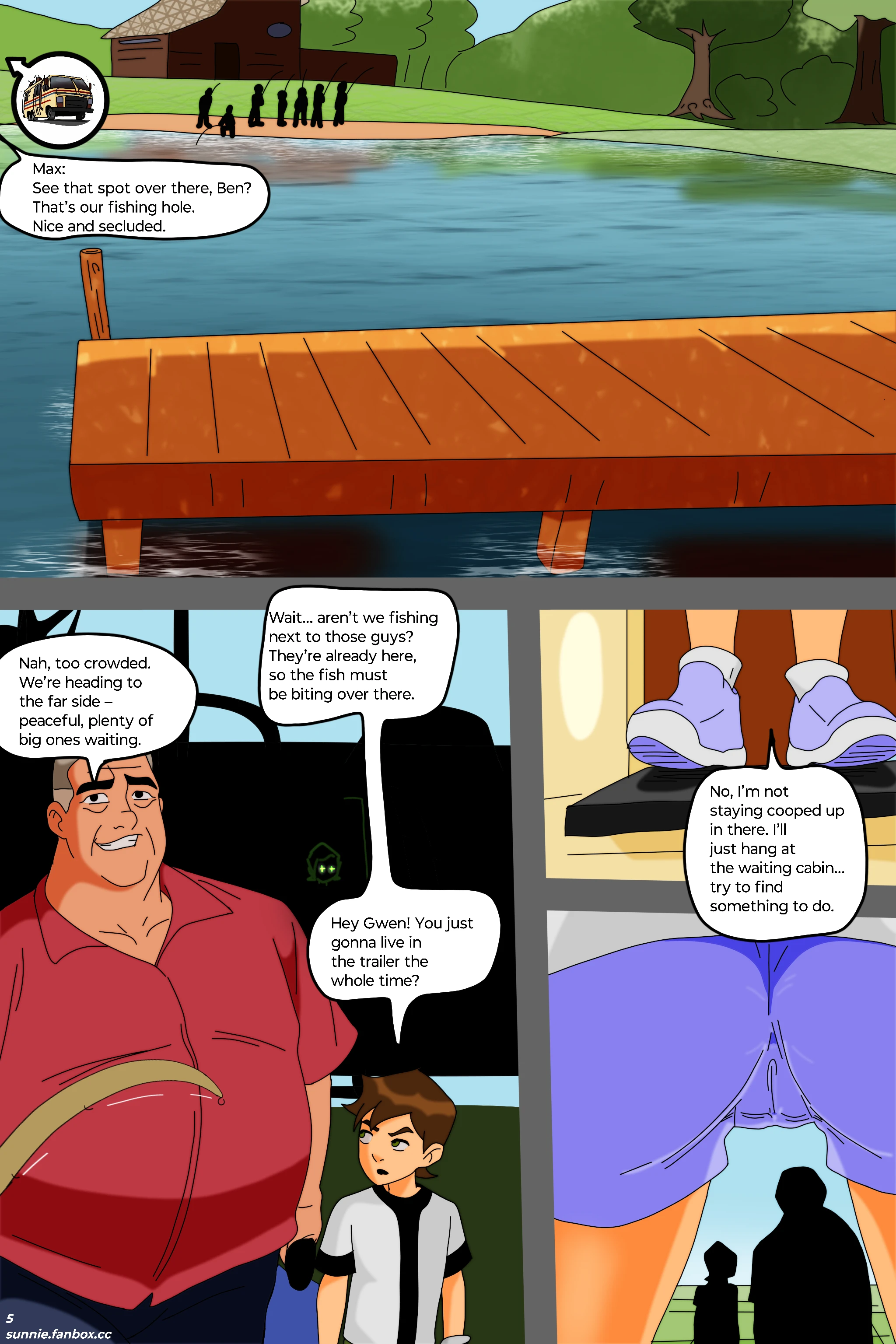 Gwen Caught By The Mouth porn comic picture 6
