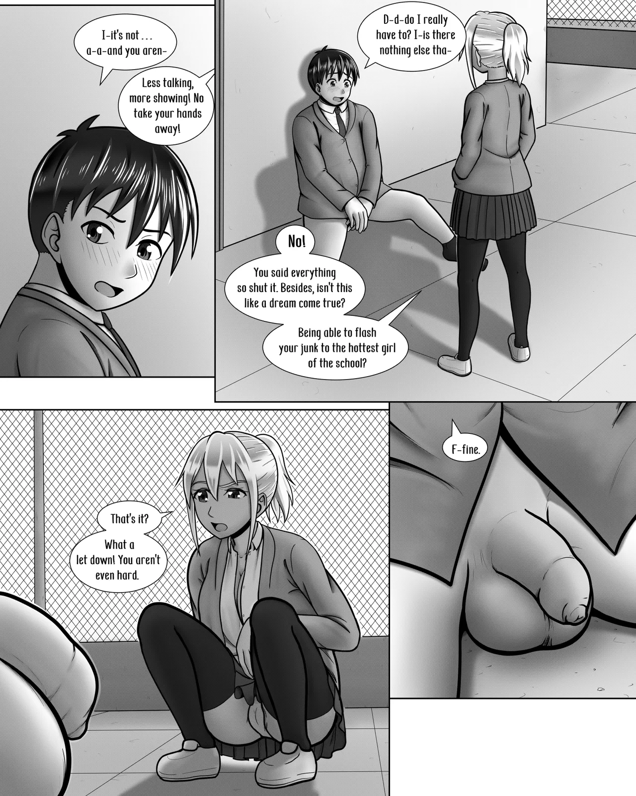 Gyaru wants to screw! porn comic picture 12