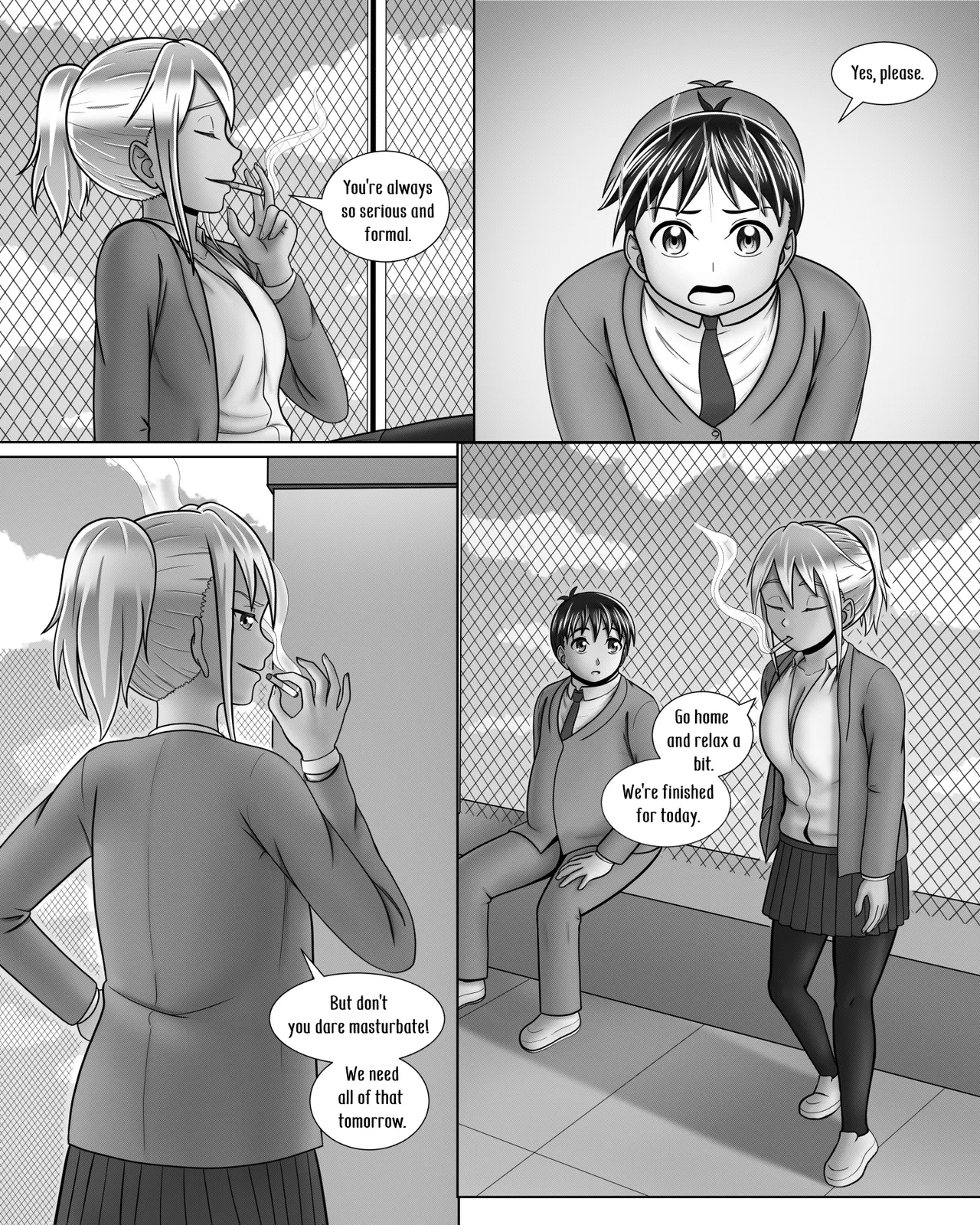 Gyaru wants to screw! porn comic picture 27