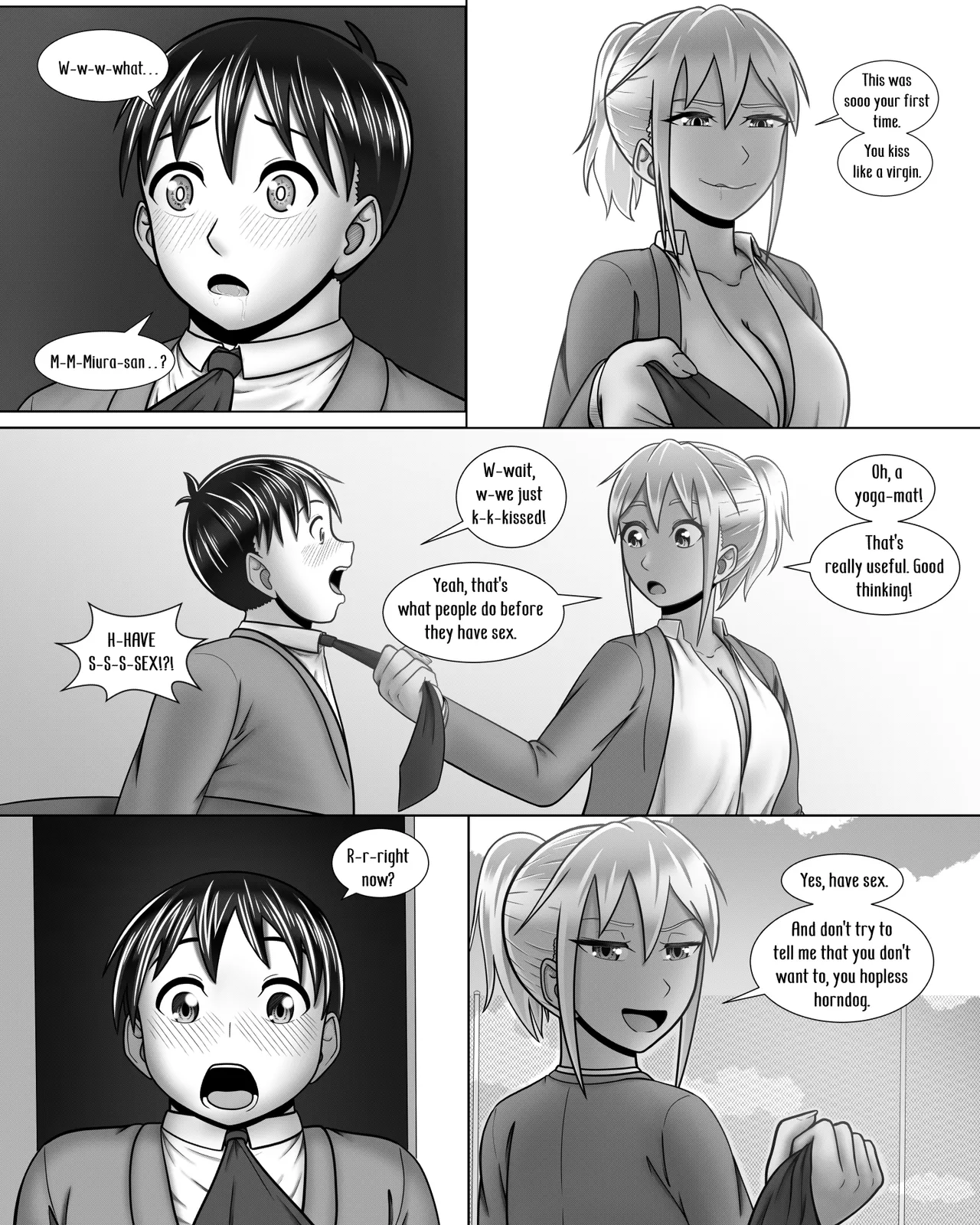 Gyaru wants to screw! porn comic picture 31