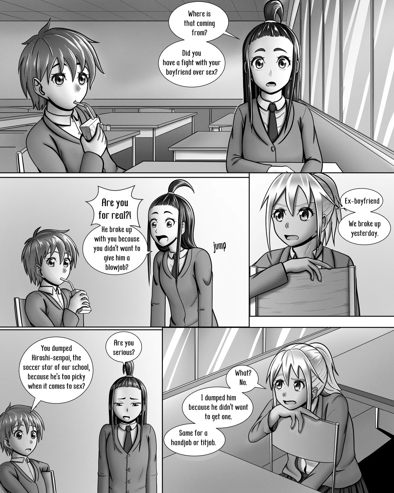 Gyaru wants to screw! porn comic picture 4