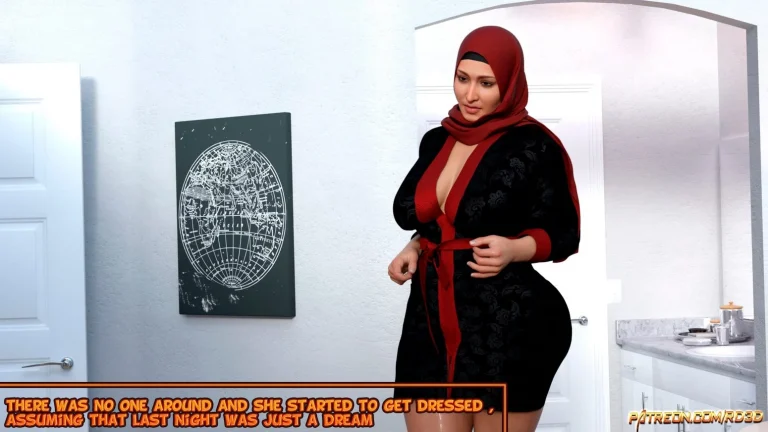 Hijab Amateures - Night Visit For Fatima 3 porn comic picture 31