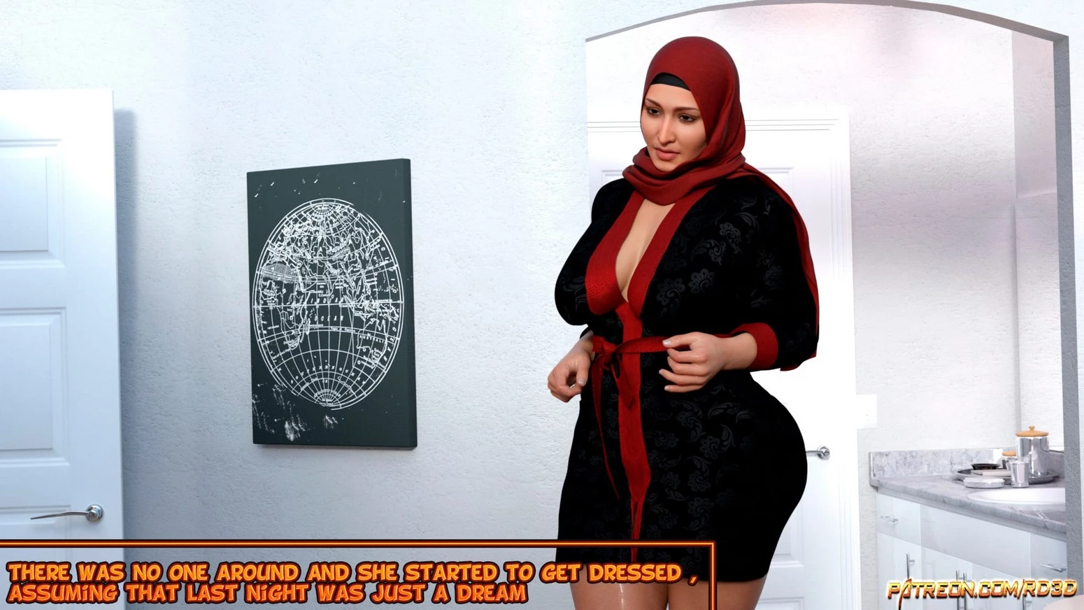 Hijab Amateures - Night Visit For Fatima 3 porn comic picture 31